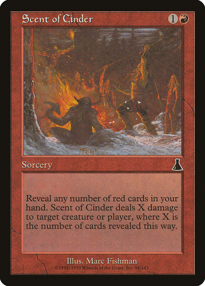Scent of Cinder [Urza's Destiny] | Galaxy Games LLC