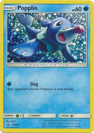 Popplio (SM03) (General Mills Promo) [Sun & Moon: Black Star Promos] | Galaxy Games LLC