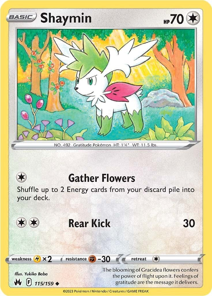 Shaymin (115/159) [Sword & Shield: Crown Zenith] | Galaxy Games LLC