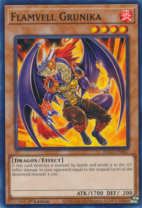 Flamvell Grunika [HAC1-EN067] Common | Galaxy Games LLC