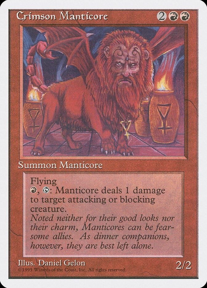 Crimson Manticore [Fourth Edition] | Galaxy Games LLC