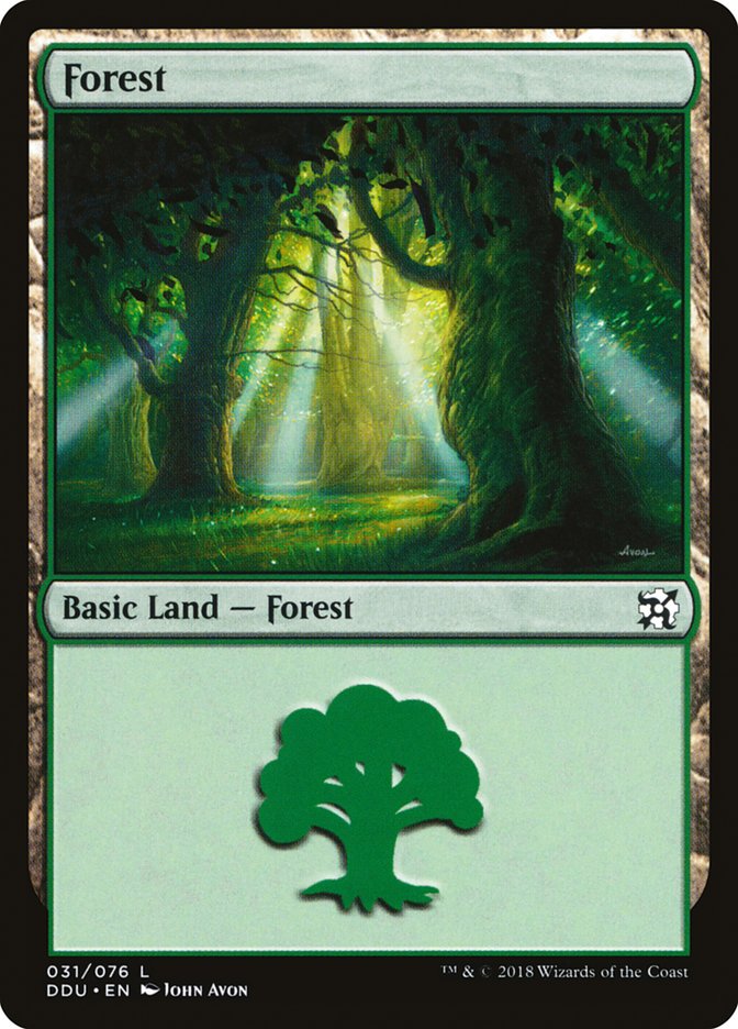 Forest (31) [Duel Decks: Elves vs. Inventors] | Galaxy Games LLC