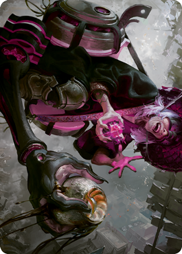 Undercity Scrounger Art Card [Kamigawa: Neon Dynasty Art Series] | Galaxy Games LLC