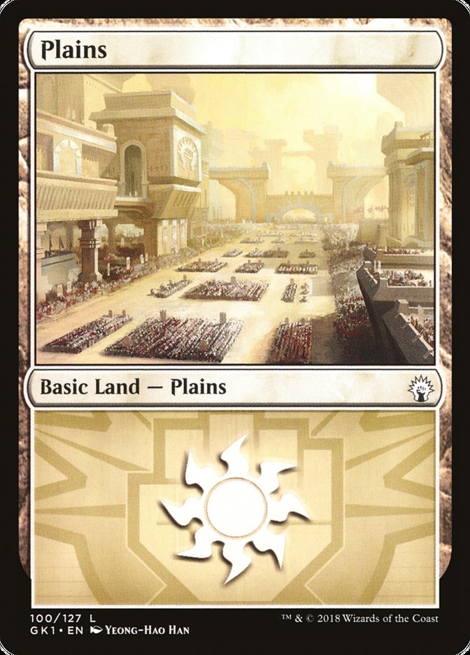 Plains (100) [Guilds of Ravnica Guild Kit] | Galaxy Games LLC