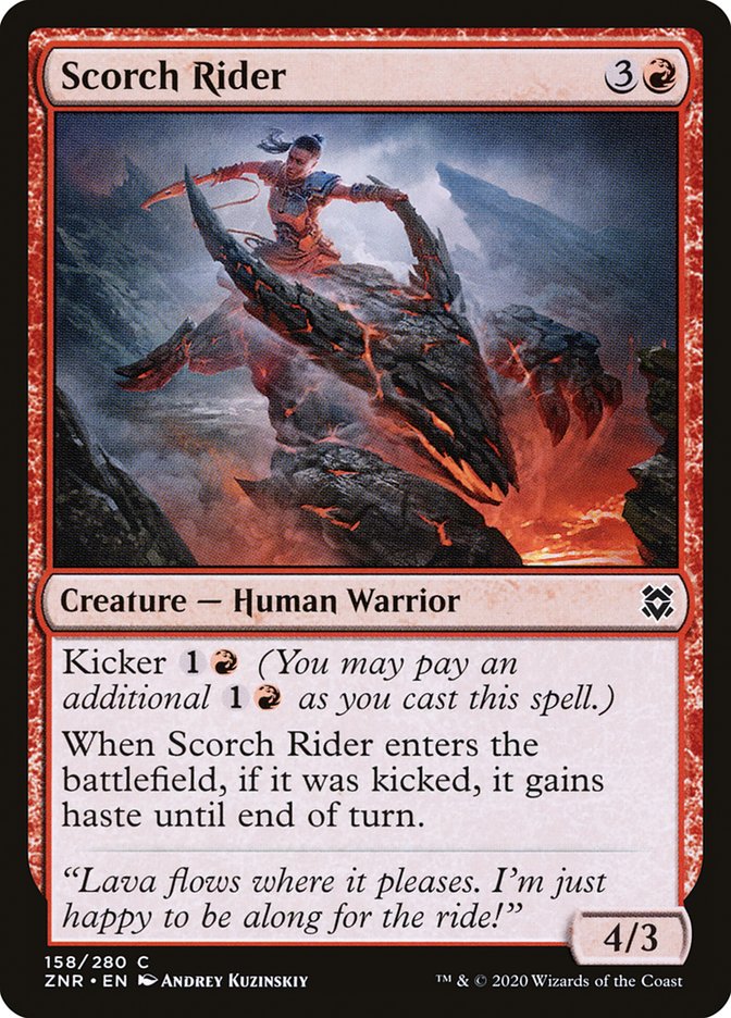 Scorch Rider [Zendikar Rising] | Galaxy Games LLC