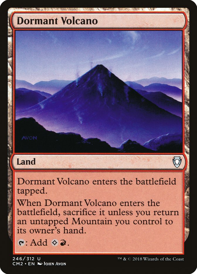 Dormant Volcano [Commander Anthology Volume II] | Galaxy Games LLC