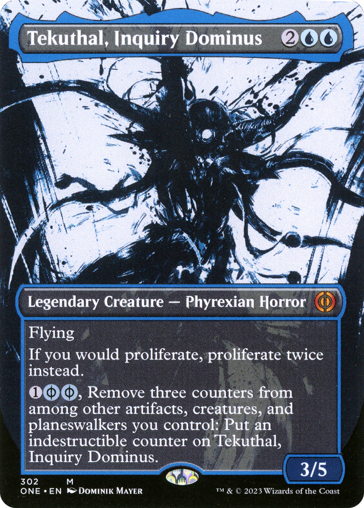 Tekuthal, Inquiry Dominus (Borderless Ichor) [Phyrexia: All Will Be One] | Galaxy Games LLC