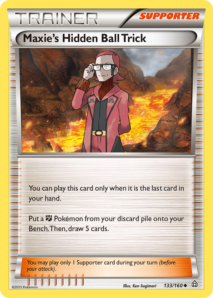 Maxie's Hidden Ball Trick (133/160) [XY: Primal Clash] | Galaxy Games LLC