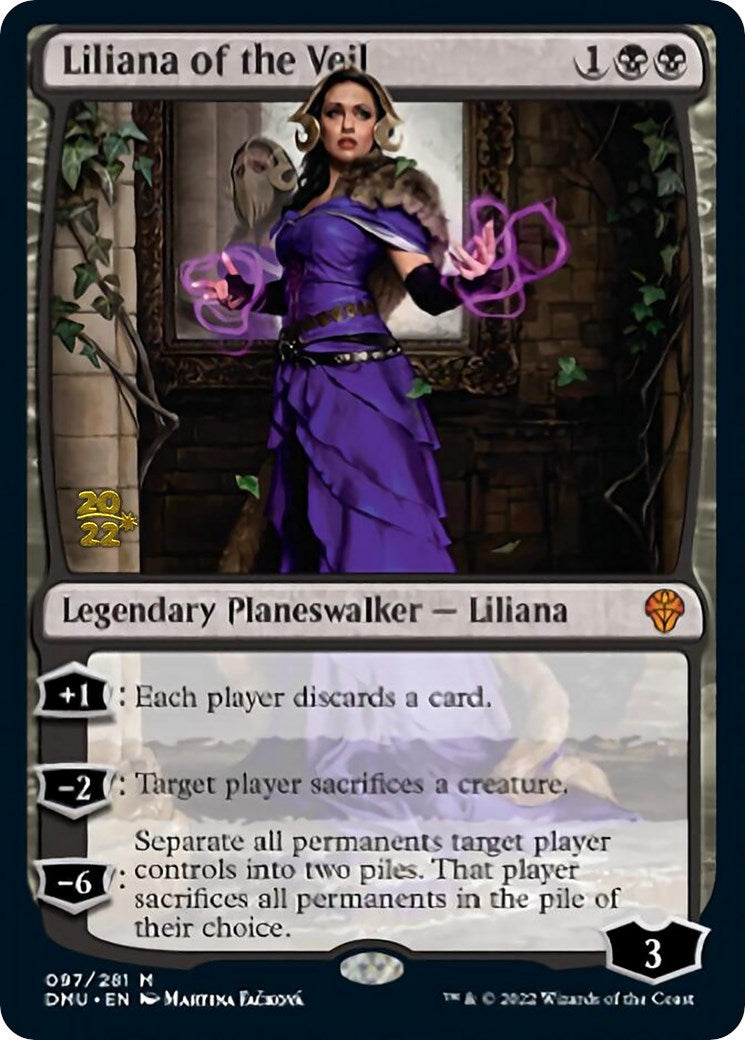 Liliana of the Veil [Dominaria United Prerelease Promos] | Galaxy Games LLC