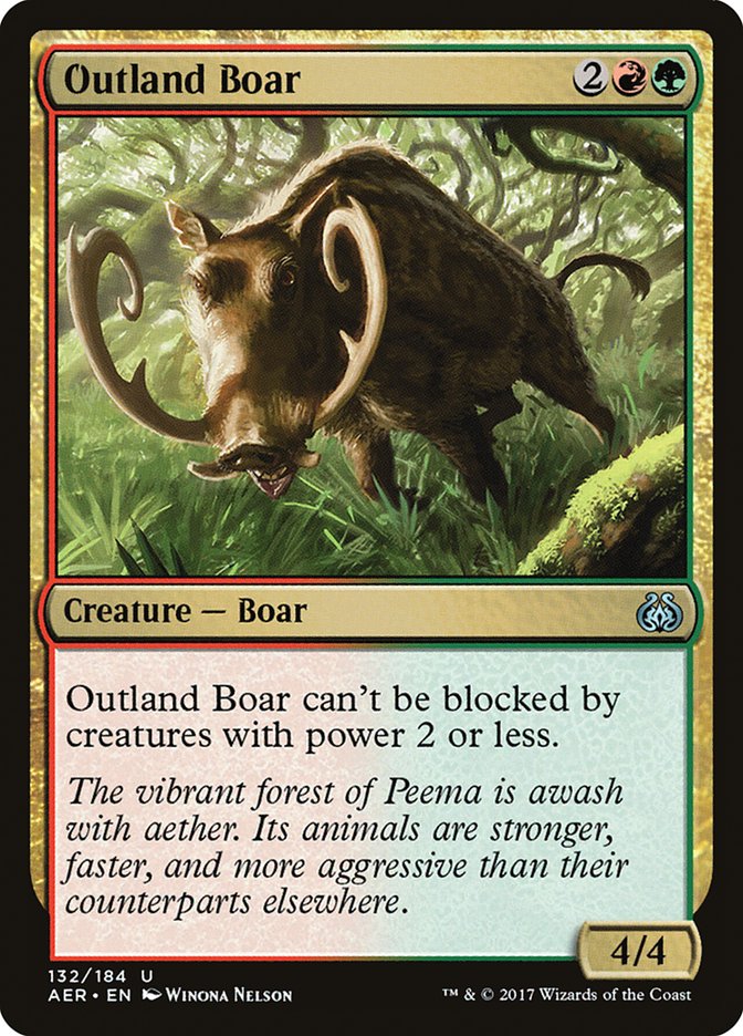 Outland Boar [Aether Revolt] | Galaxy Games LLC