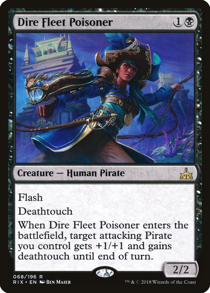 Dire Fleet Poisoner [Rivals of Ixalan] | Galaxy Games LLC