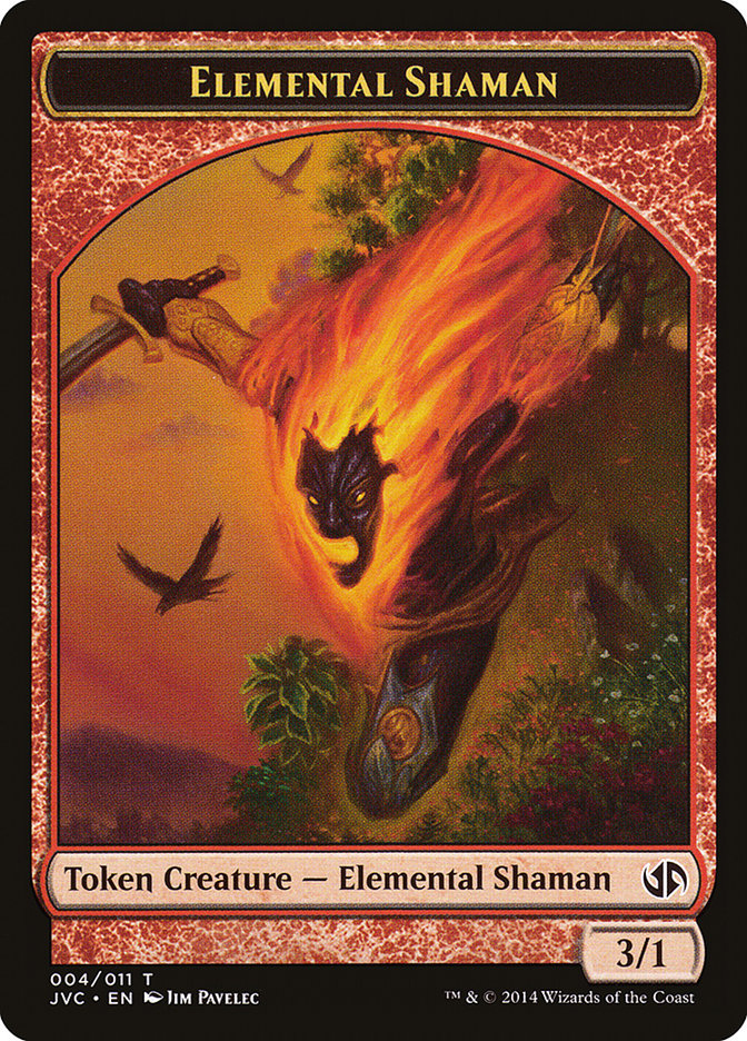 Elemental Shaman Token (Jace vs. Chandra) [Duel Decks Anthology Tokens] | Galaxy Games LLC