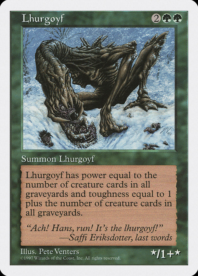 Lhurgoyf [Fifth Edition] | Galaxy Games LLC