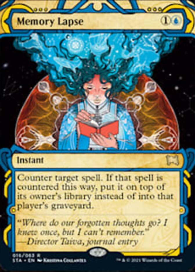 Memory Lapse (Foil Etched) [Strixhaven: School of Mages Mystical Archive] | Galaxy Games LLC