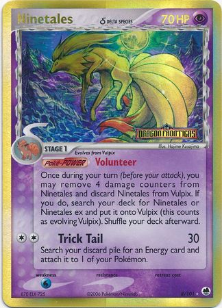 Ninetales (8/101) (Delta Species) (Stamped) [EX: Dragon Frontiers] | Galaxy Games LLC