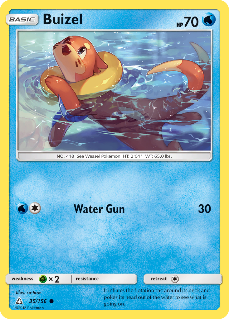 Buizel (35/156) [Sun & Moon: Ultra Prism] | Galaxy Games LLC