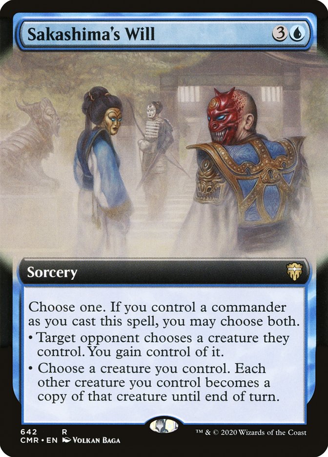 Sakashima's Will (Extended Art) [Commander Legends] | Galaxy Games LLC