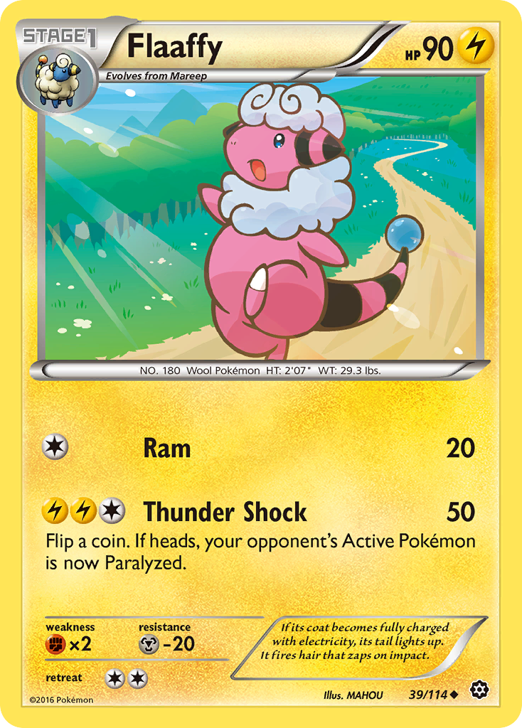 Flaaffy (39/114) [XY: Steam Siege] | Galaxy Games LLC