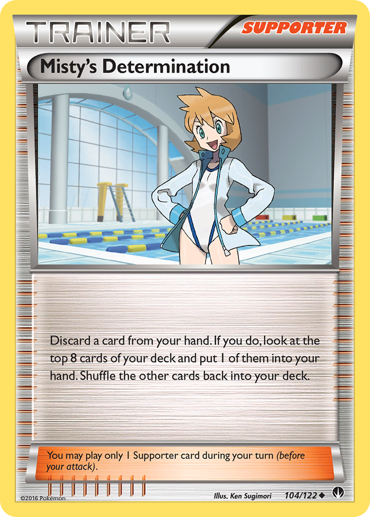 Misty's Determination (104/122) [XY: BREAKpoint] | Galaxy Games LLC