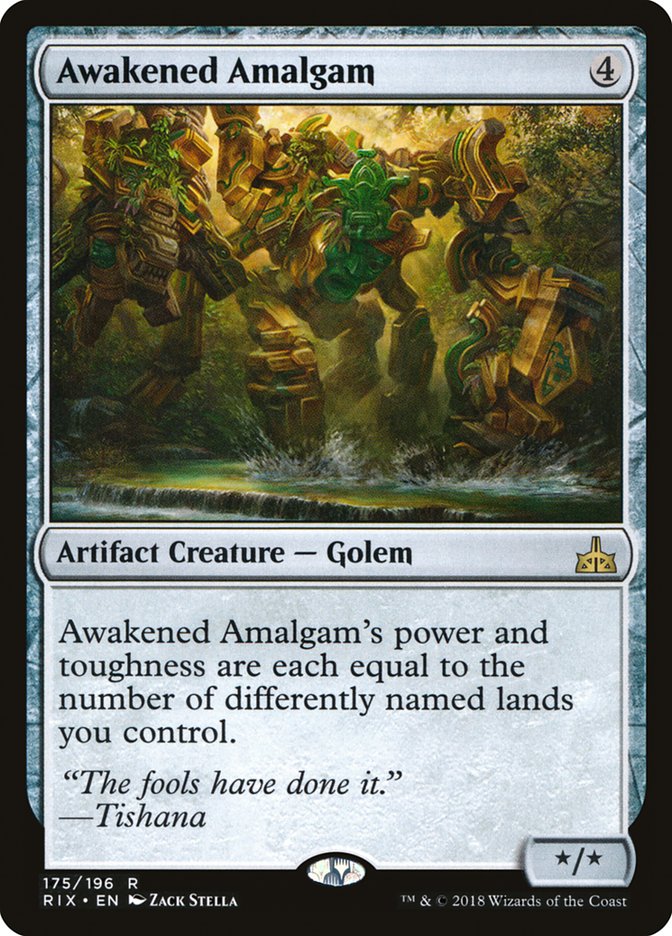 Awakened Amalgam [Rivals of Ixalan] | Galaxy Games LLC
