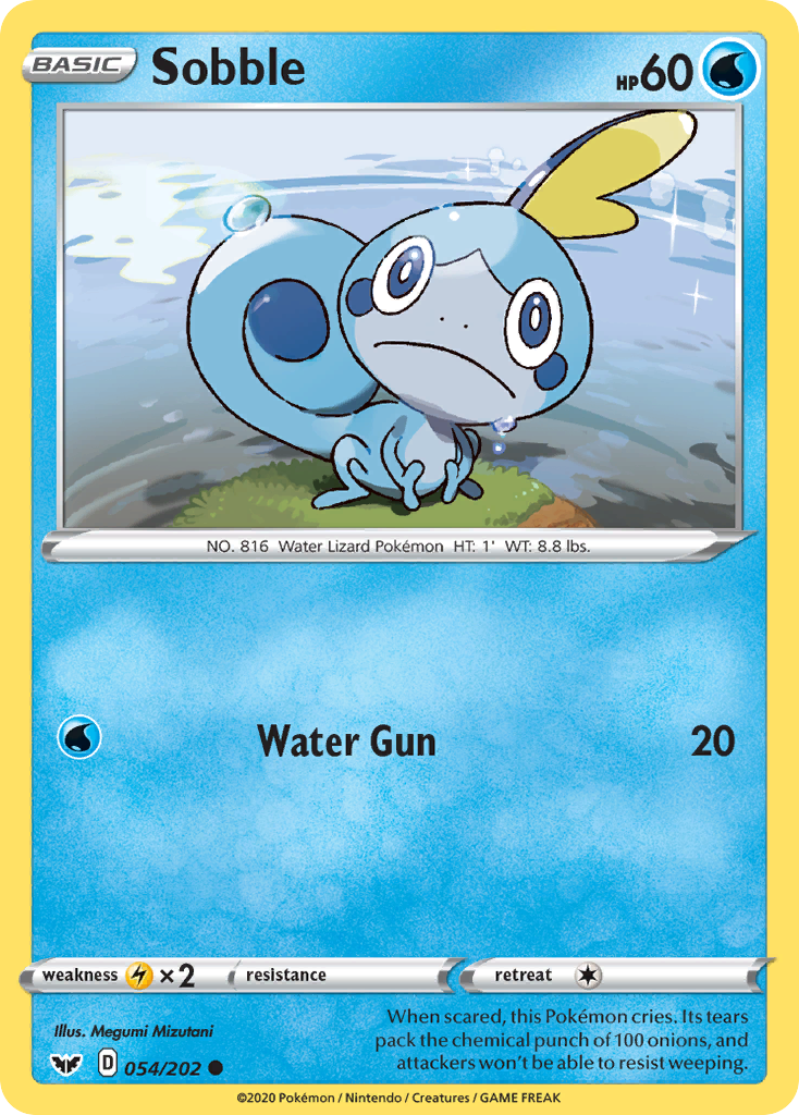 Sobble (054/202) [Sword & Shield: Base Set] | Galaxy Games LLC