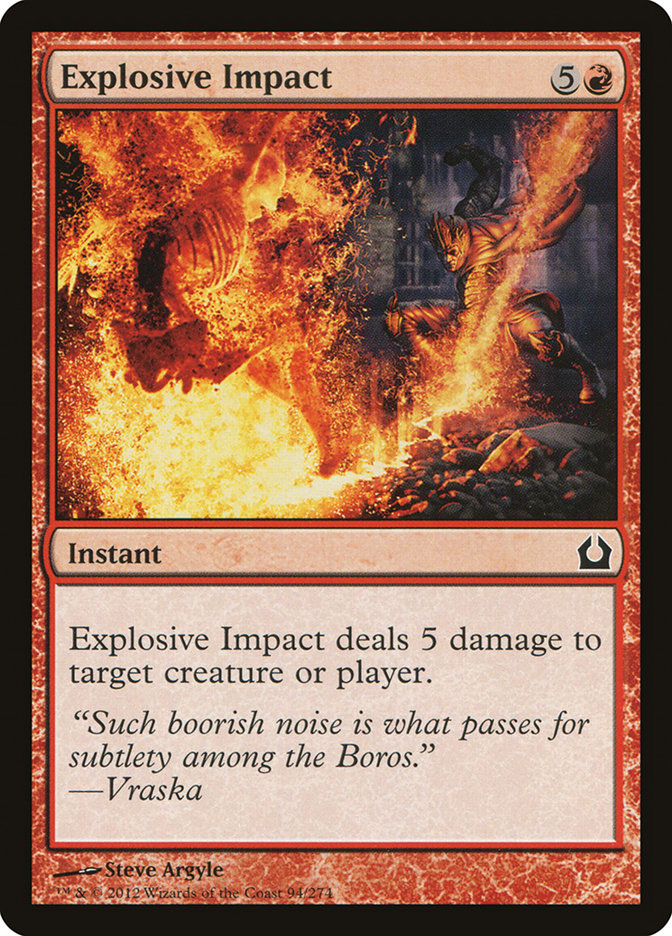 Explosive Impact [Return to Ravnica] | Galaxy Games LLC