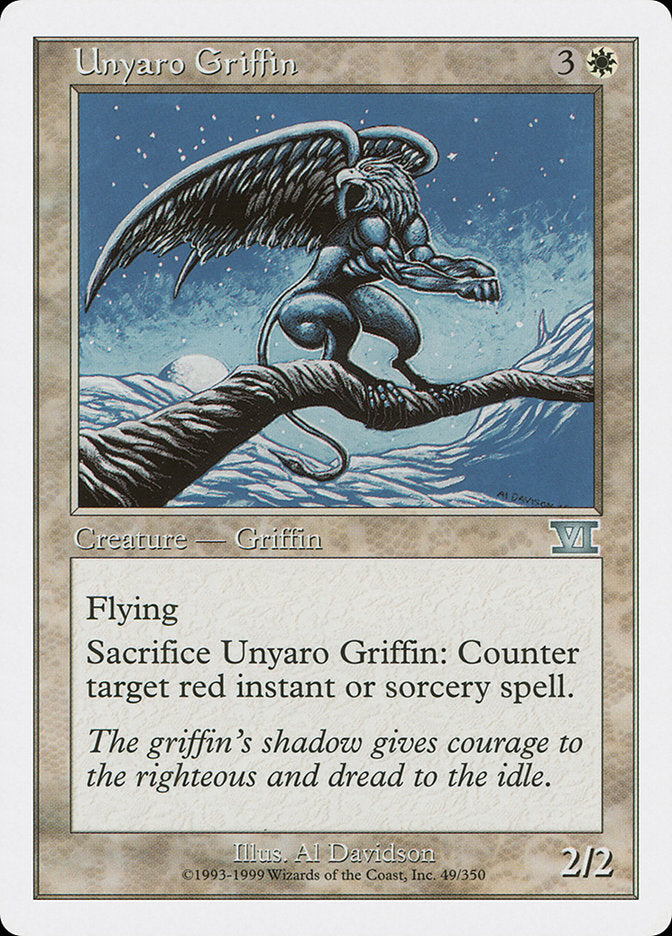 Unyaro Griffin [Classic Sixth Edition] | Galaxy Games LLC