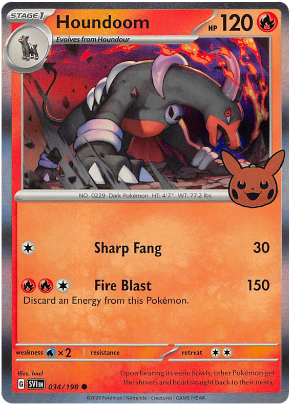 Houndoom (034/198) [Trick or Trade 2023] | Galaxy Games LLC