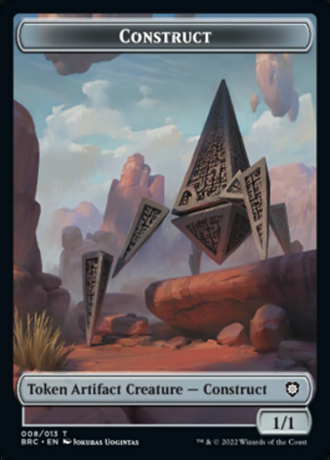 Construct (008) // Goat Double-Sided Token [The Brothers' War Commander Tokens] | Galaxy Games LLC