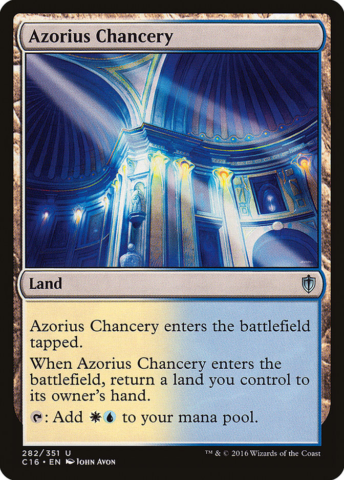 Azorius Chancery [Commander 2016] | Galaxy Games LLC