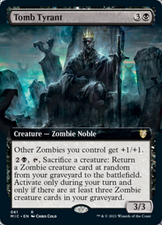 Tomb Tyrant (Extended Art) [Innistrad: Midnight Hunt Commander] | Galaxy Games LLC