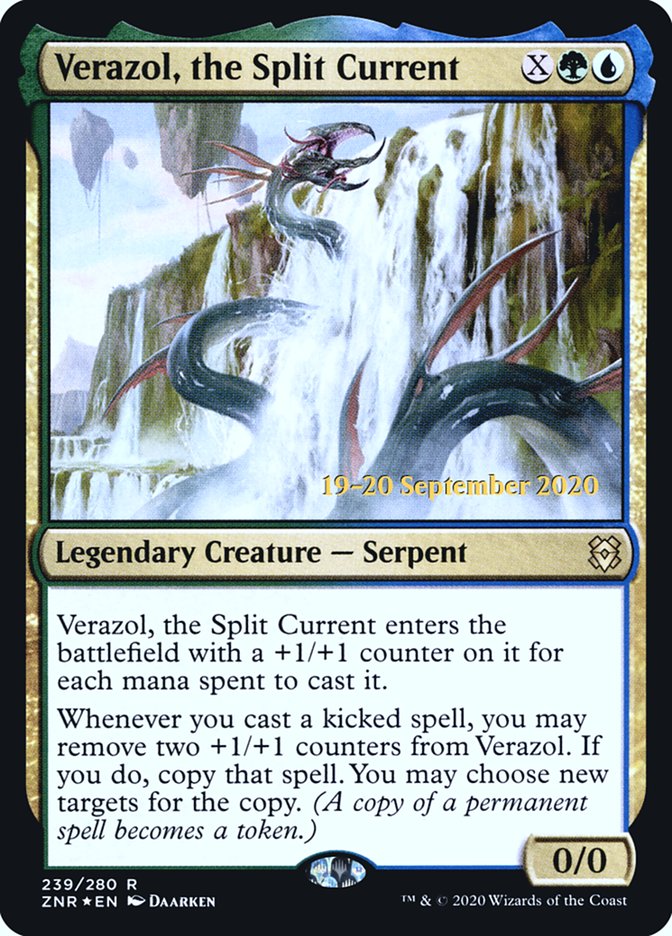 Verazol, the Split Current [Zendikar Rising Prerelease Promos] | Galaxy Games LLC