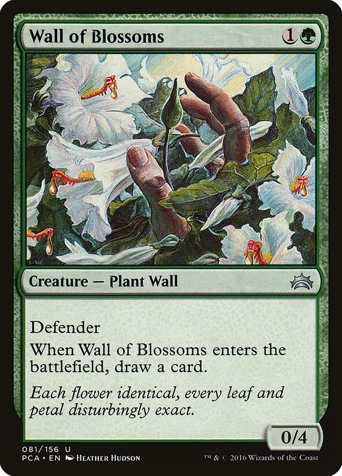 Wall of Blossoms [Planechase Anthology] | Galaxy Games LLC
