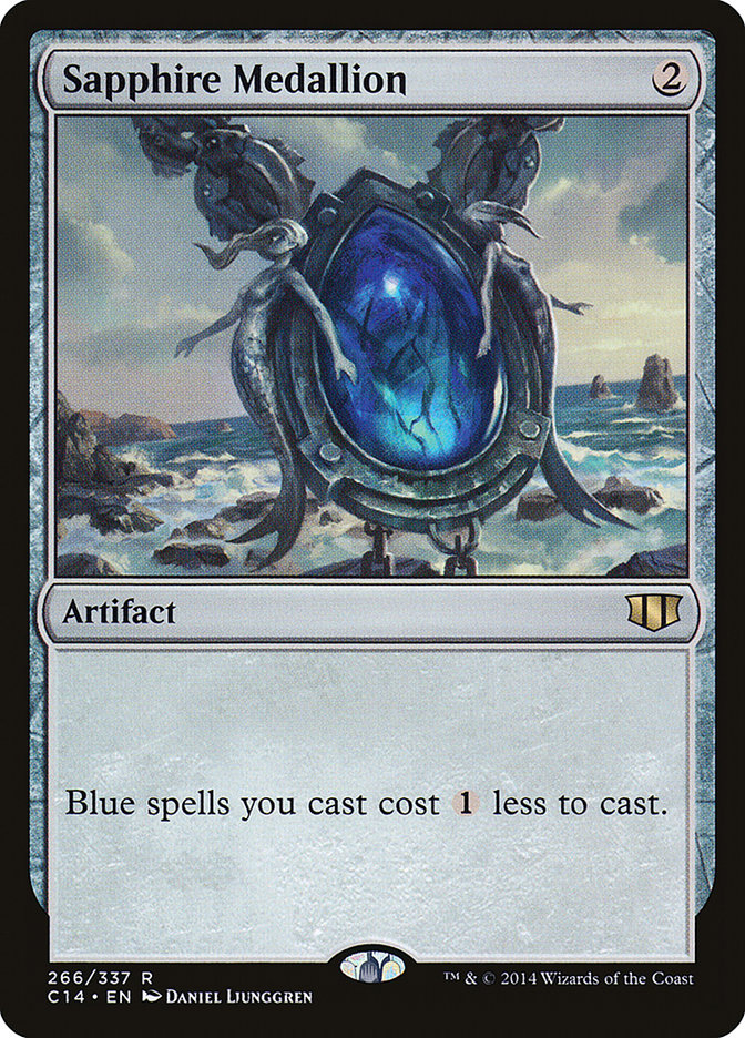 Sapphire Medallion [Commander 2014] | Galaxy Games LLC