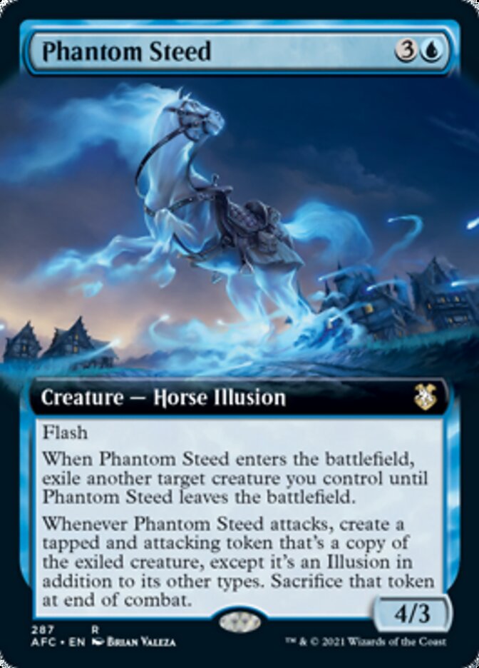 Phantom Steed (Extended Art) [Dungeons & Dragons: Adventures in the Forgotten Realms Commander] | Galaxy Games LLC