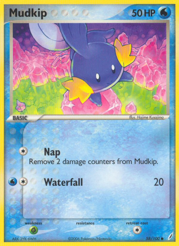 Mudkip (58/100) [EX: Crystal Guardians] | Galaxy Games LLC