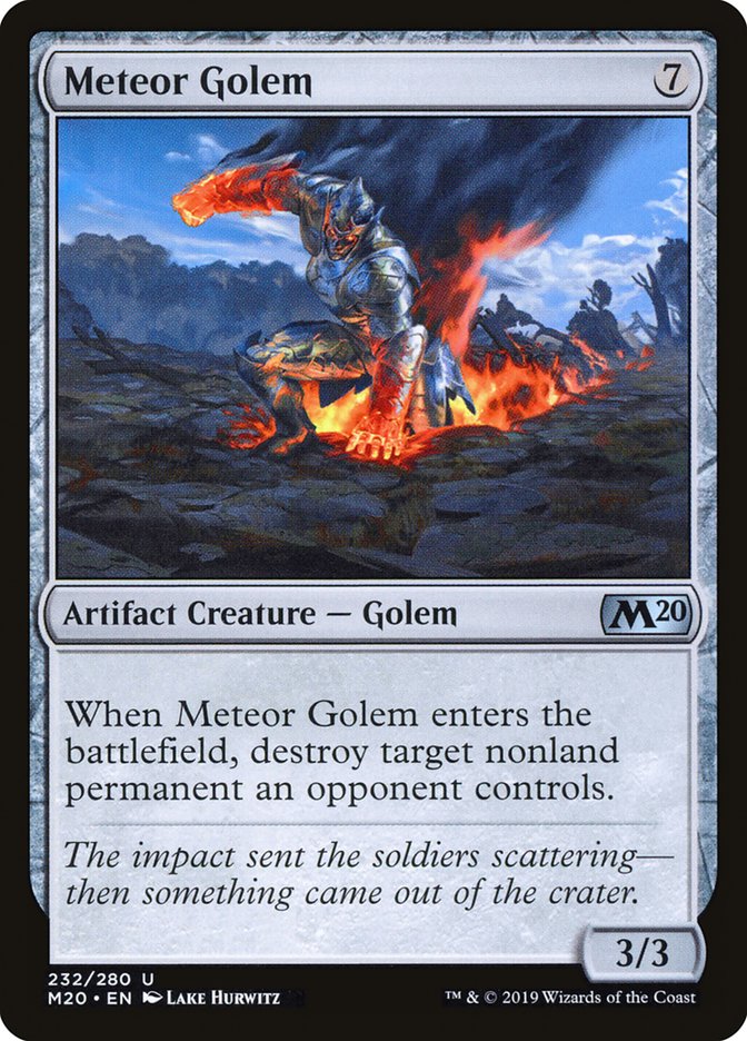 Meteor Golem [Core Set 2020] | Galaxy Games LLC