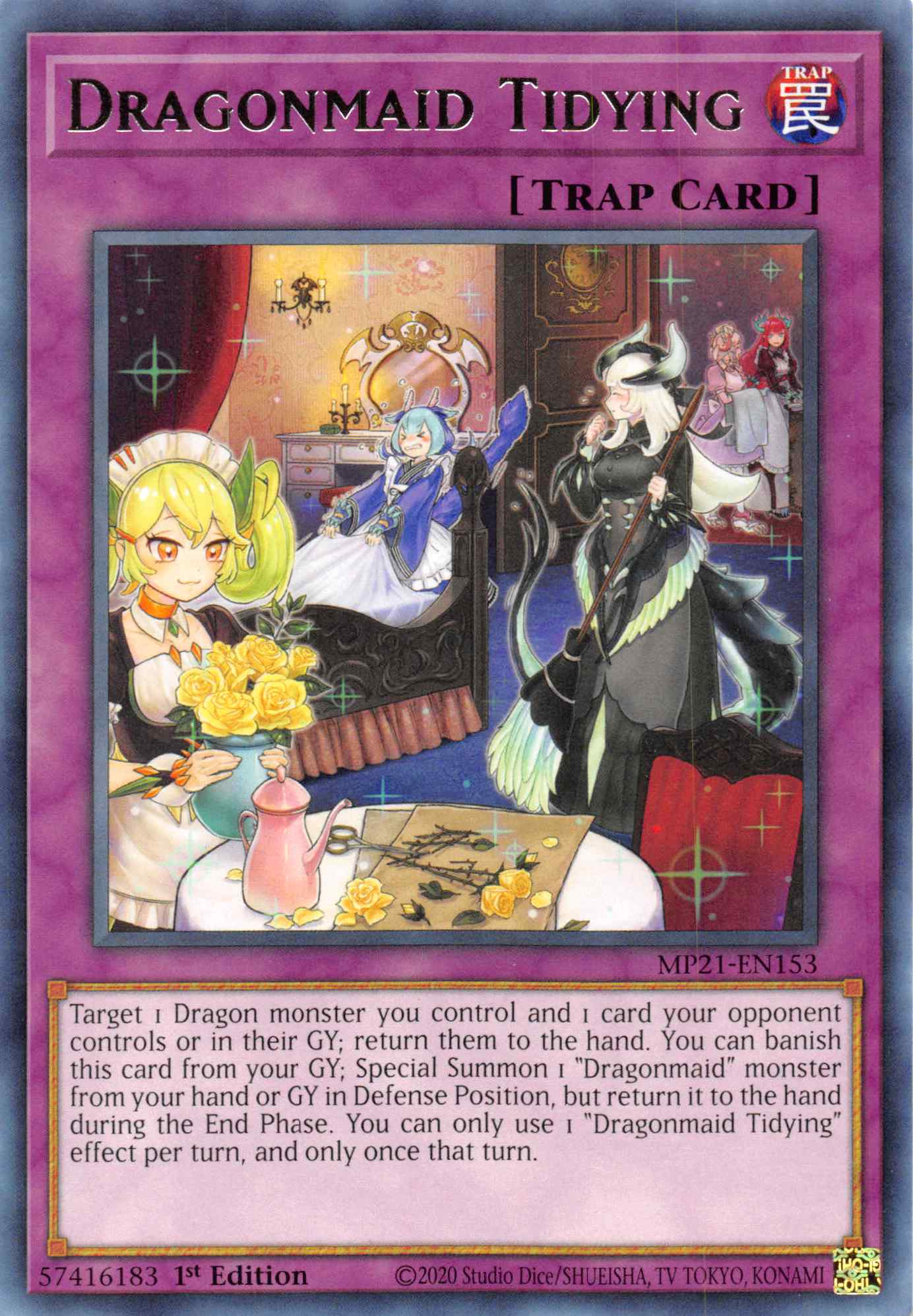 Dragonmaid Tidying [MP21-EN153] Rare | Galaxy Games LLC