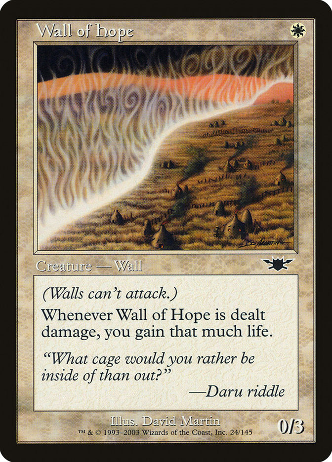 Wall of Hope [Legions] | Galaxy Games LLC