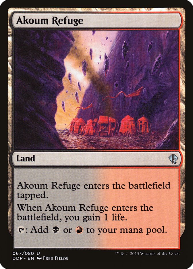 Akoum Refuge [Duel Decks: Zendikar vs. Eldrazi] | Galaxy Games LLC