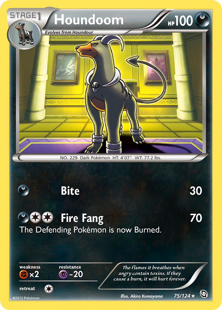 Houndoom (75/124) [Black & White: Dragons Exalted] | Galaxy Games LLC