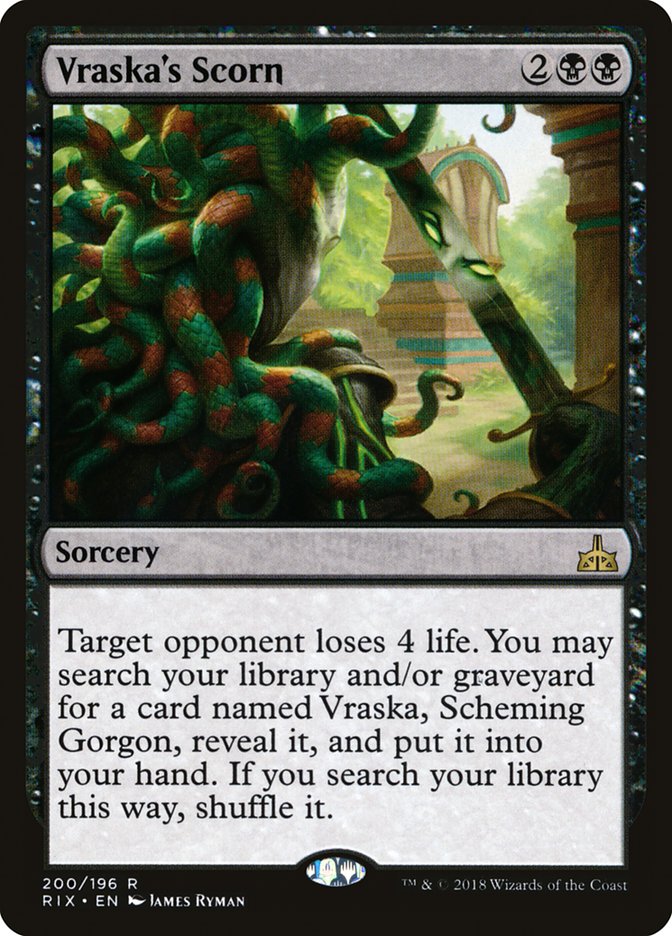 Vraska's Scorn [Rivals of Ixalan] | Galaxy Games LLC