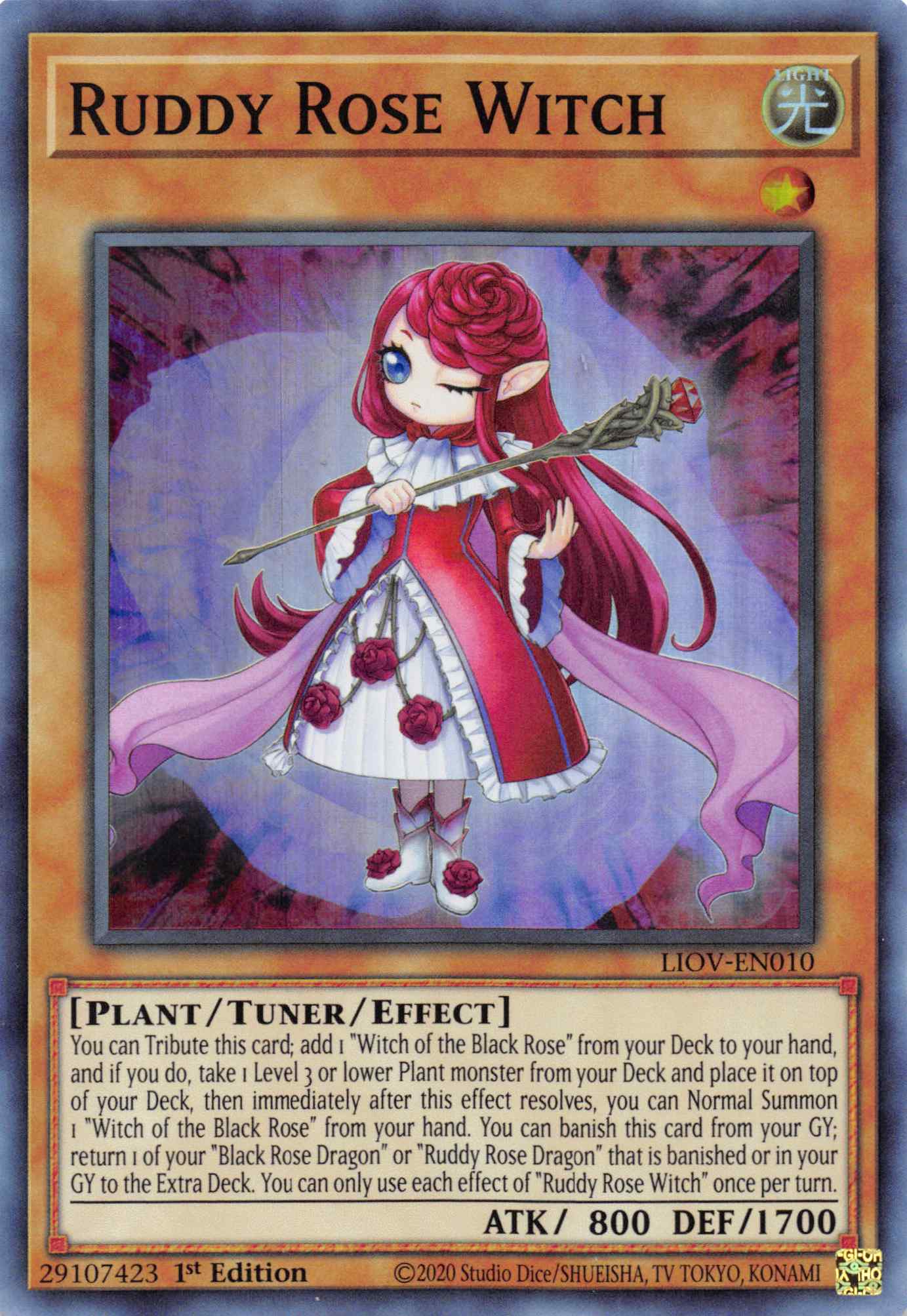 Ruddy Rose Witch [LIOV-EN010] Super Rare | Galaxy Games LLC