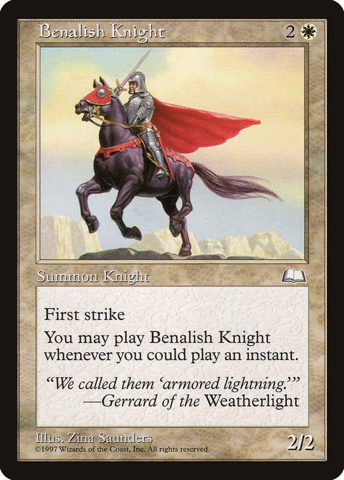 Benalish Knight [Weatherlight] | Galaxy Games LLC