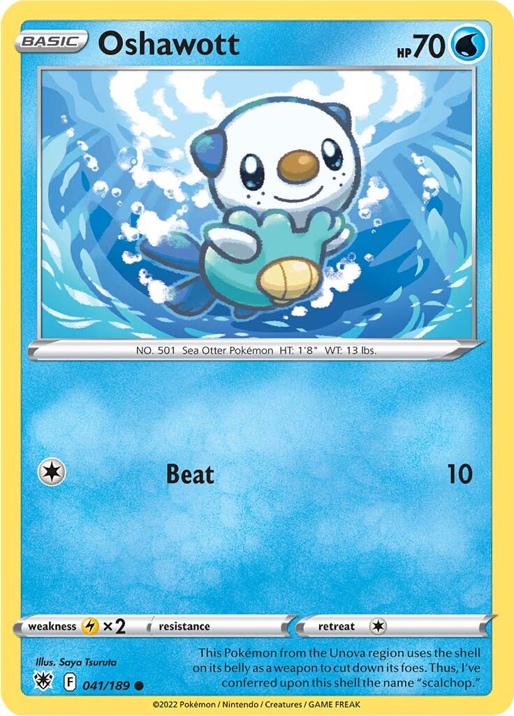 Oshawott (041/189) [Sword & Shield: Astral Radiance] | Galaxy Games LLC