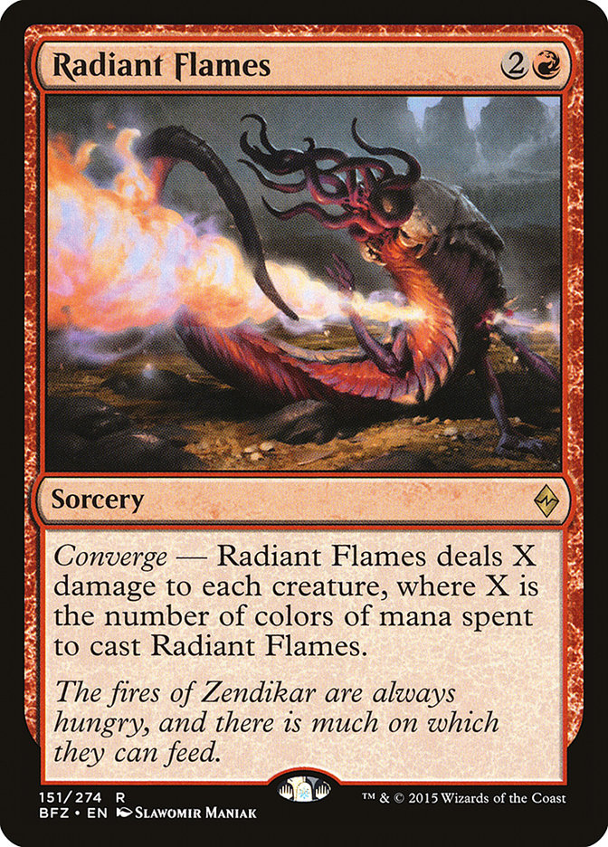 Radiant Flames [Battle for Zendikar] | Galaxy Games LLC