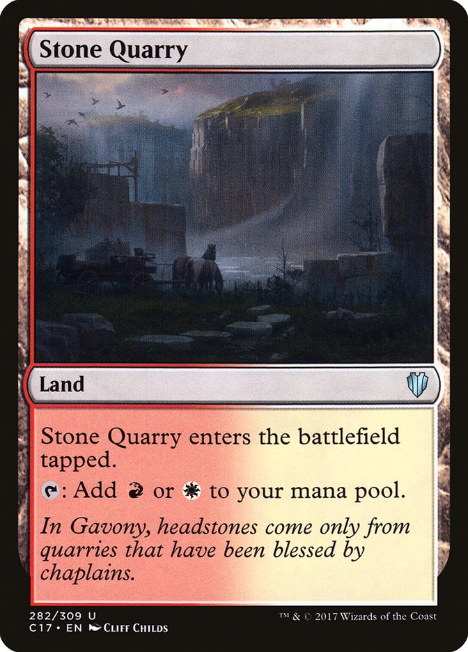 Stone Quarry [Commander 2017] | Galaxy Games LLC