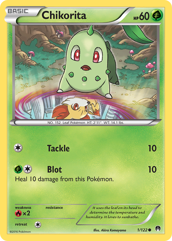 Chikorita (1/122) [XY: BREAKpoint] | Galaxy Games LLC