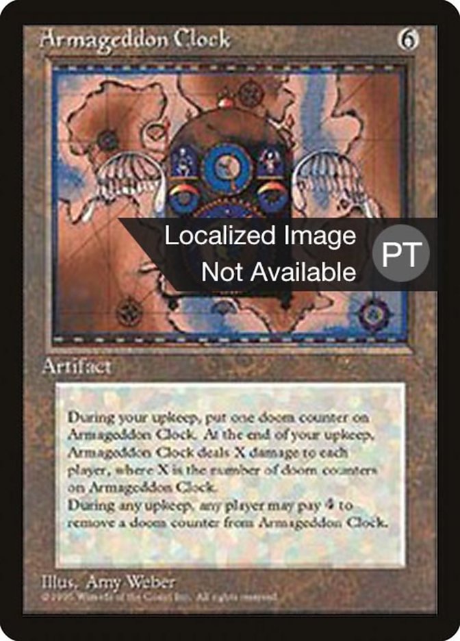 Armageddon Clock [Fourth Edition (Foreign Black Border)] | Galaxy Games LLC