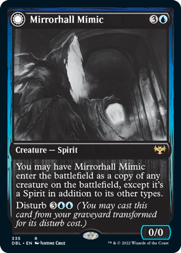 Mirrorhall Mimic // Ghastly Mimicry [Innistrad: Double Feature] | Galaxy Games LLC